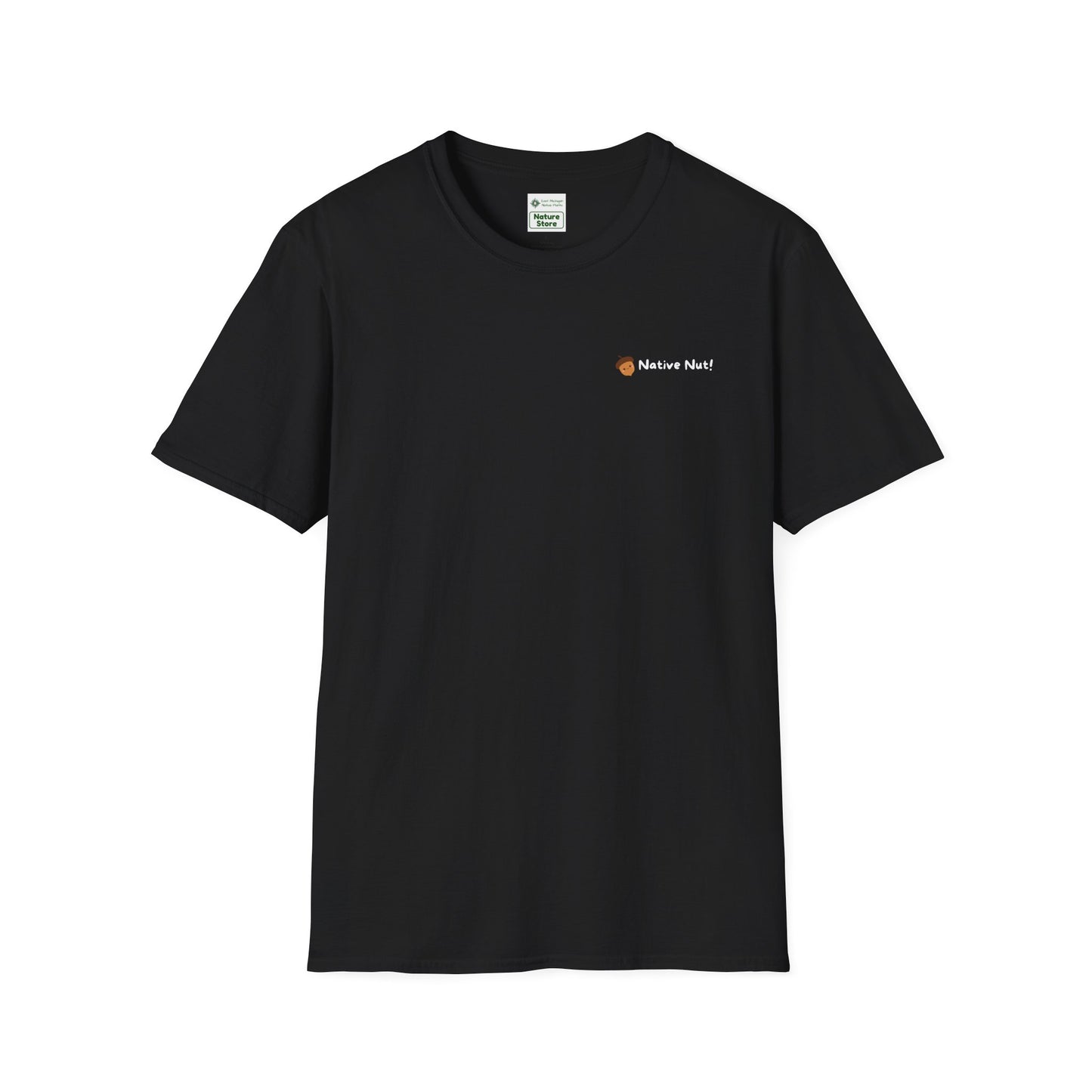 Unisex Softstyle T-Shirt, Native Nut! (Back)