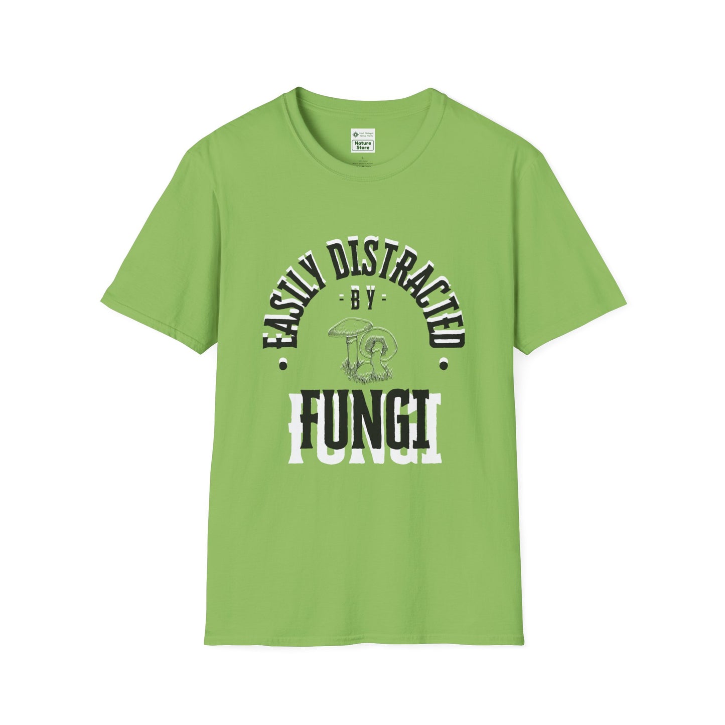 Unisex Softstyle T-Shirt, Distracted by Fungi