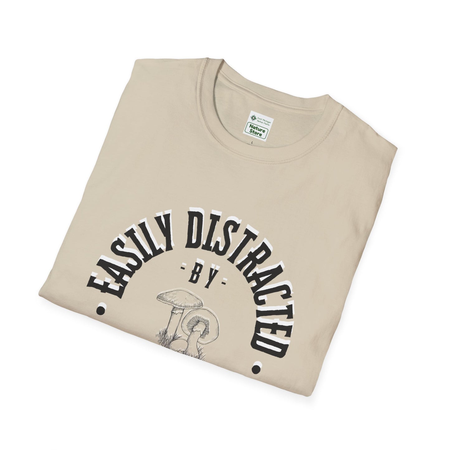 Unisex Softstyle T-Shirt, Distracted by Fungi