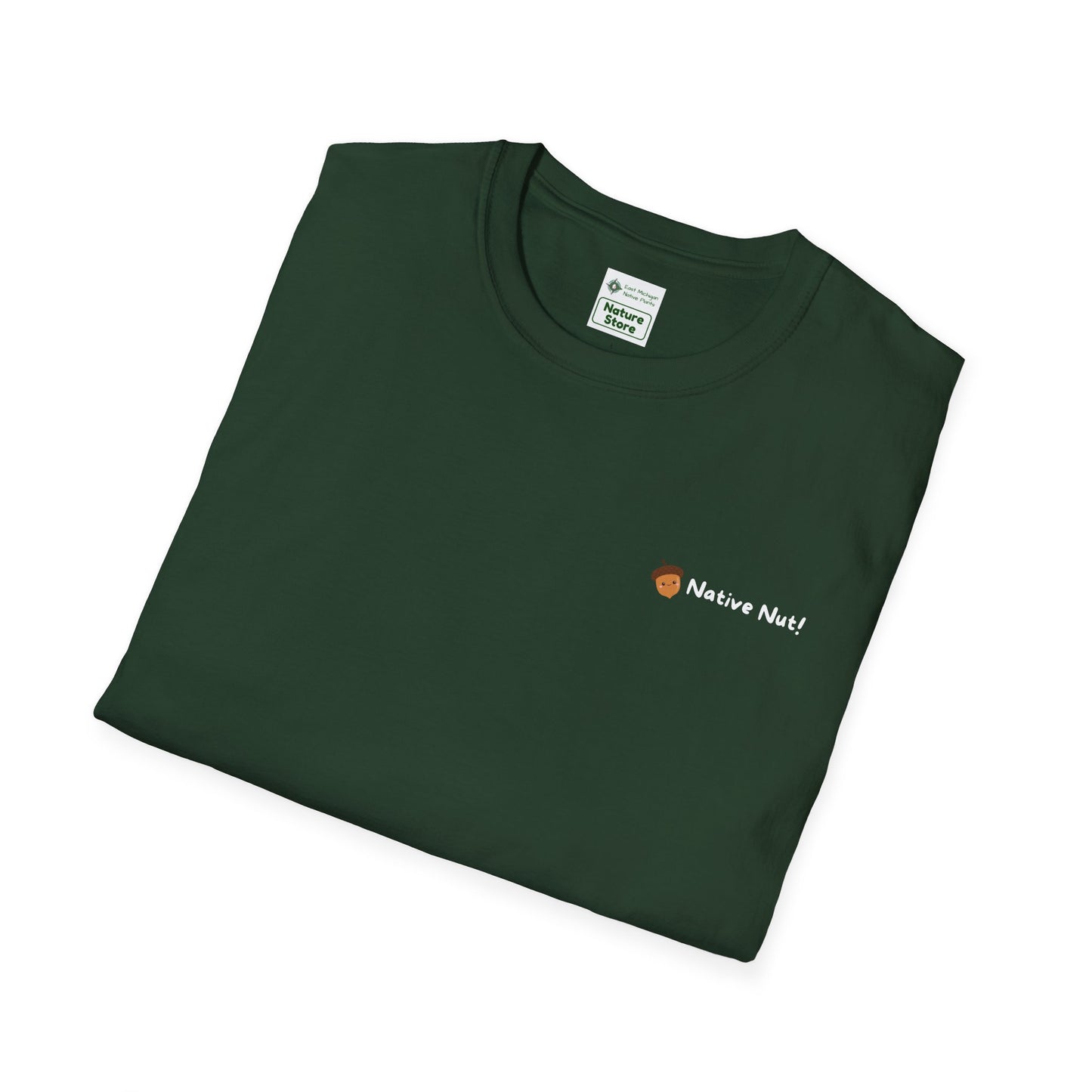 Unisex Softstyle T-Shirt, Native Nut! (Back)