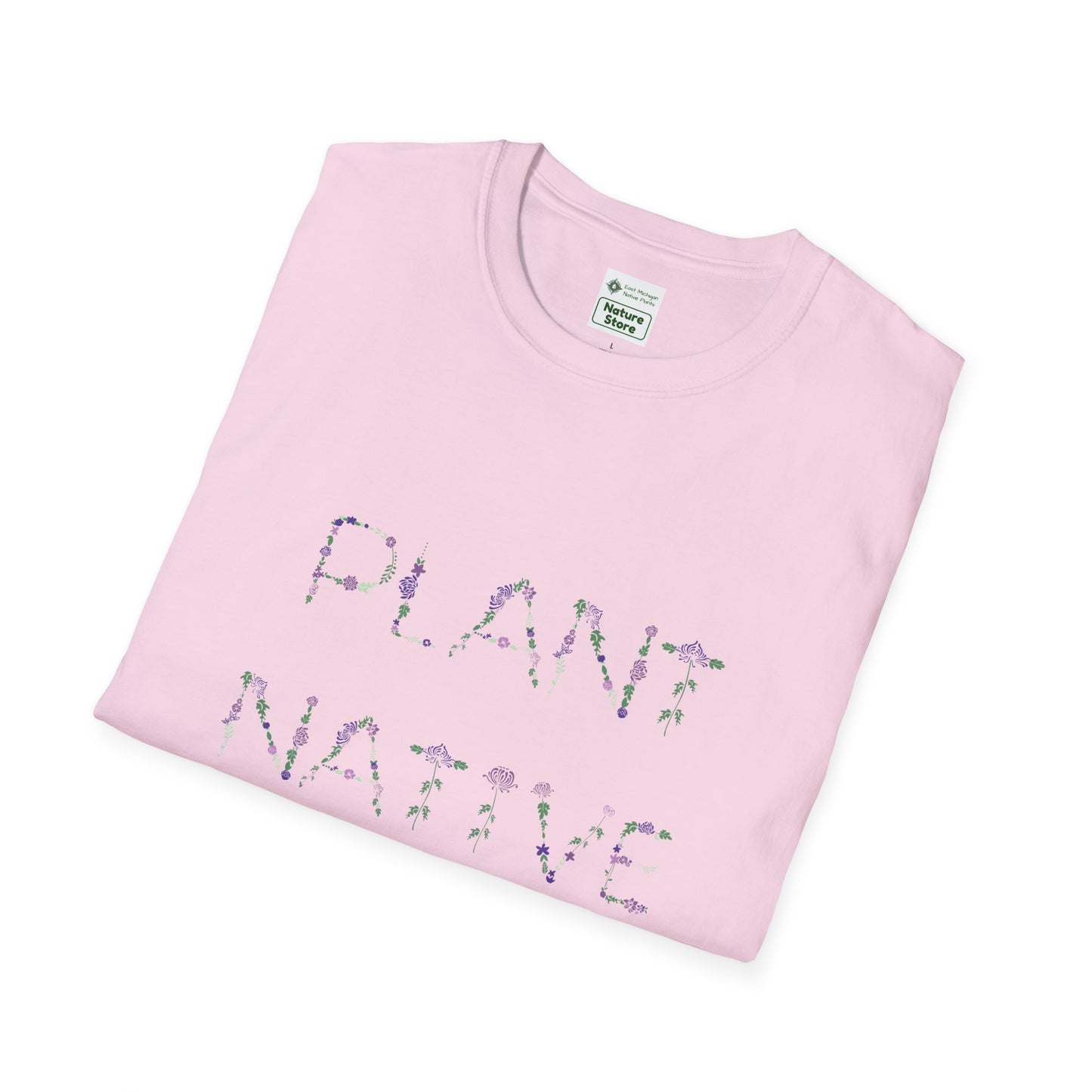 T-Shirt Unisex Softstyle, Plant Native Plants, Floral Flowers