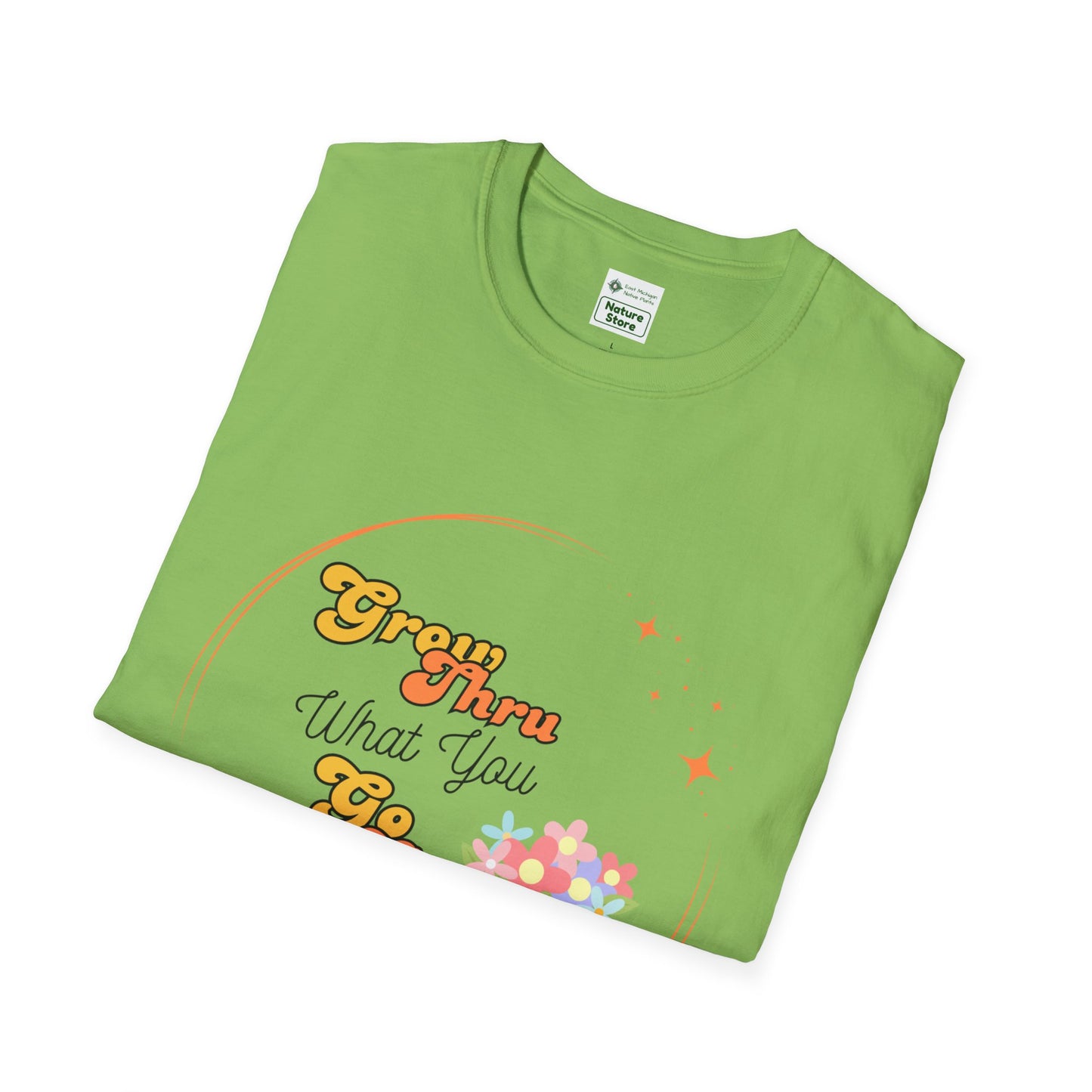 Unisex Softstyle T-Shirt Grow Through What You Go Through