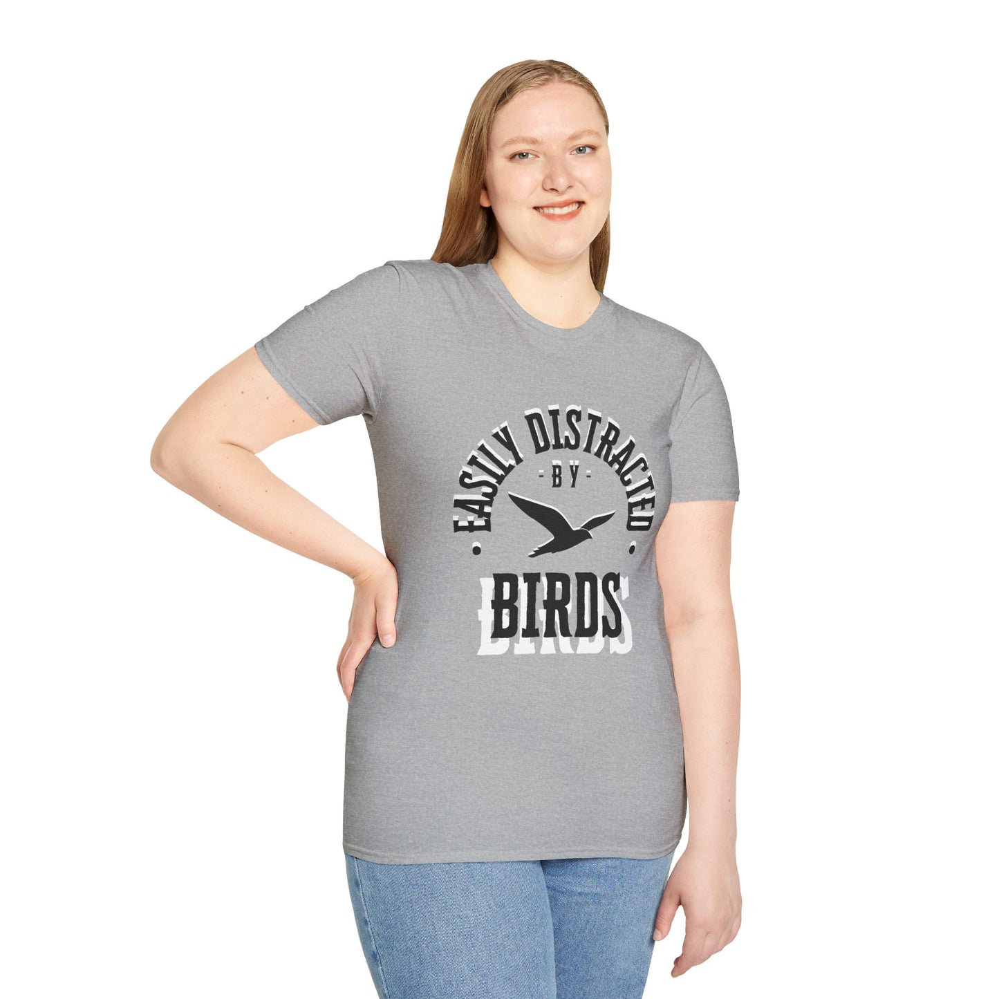 EastMichNatives T-Shirt, Distracted by Birds, Soaring