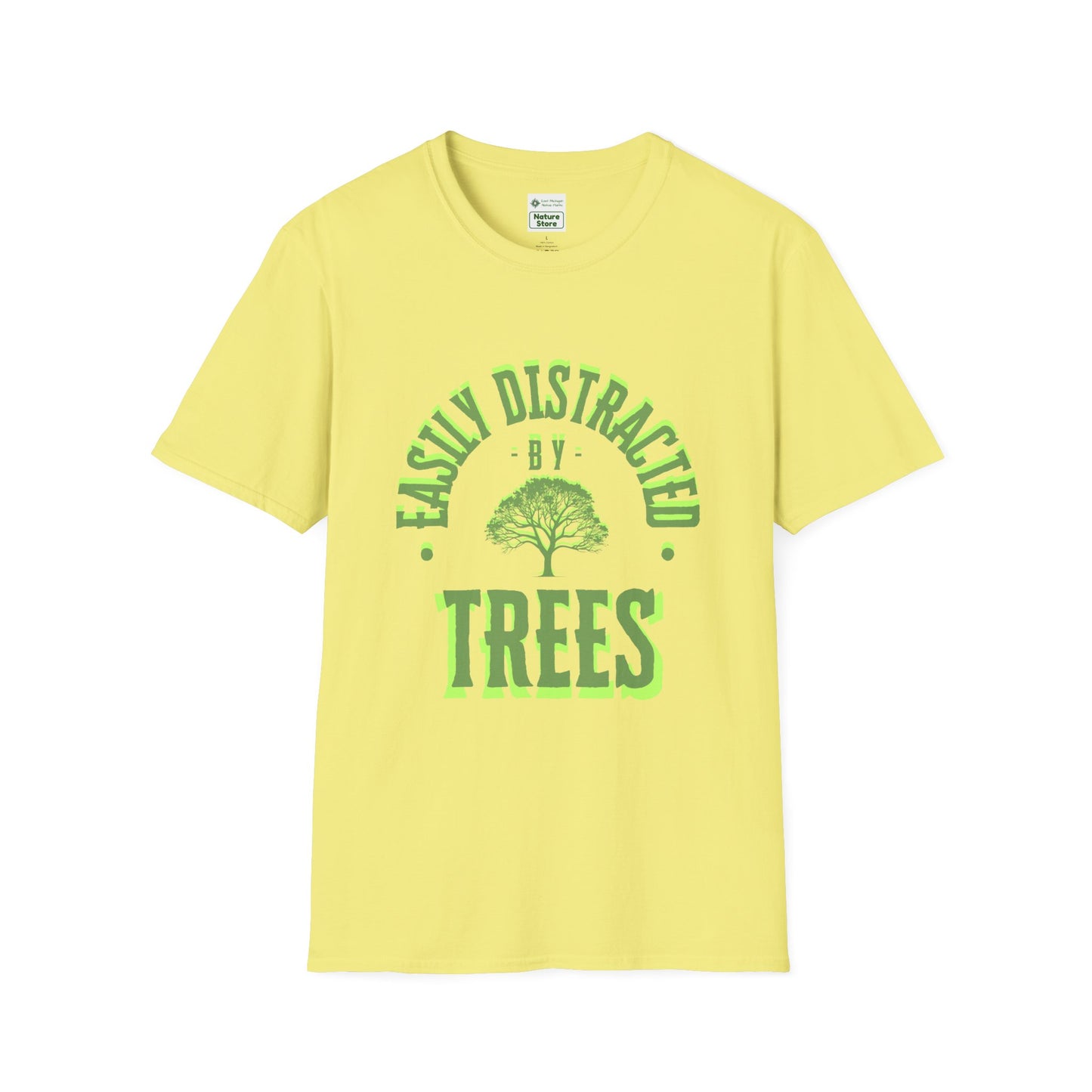 T-Shirt Unisex Softstyle, Distracted by Trees