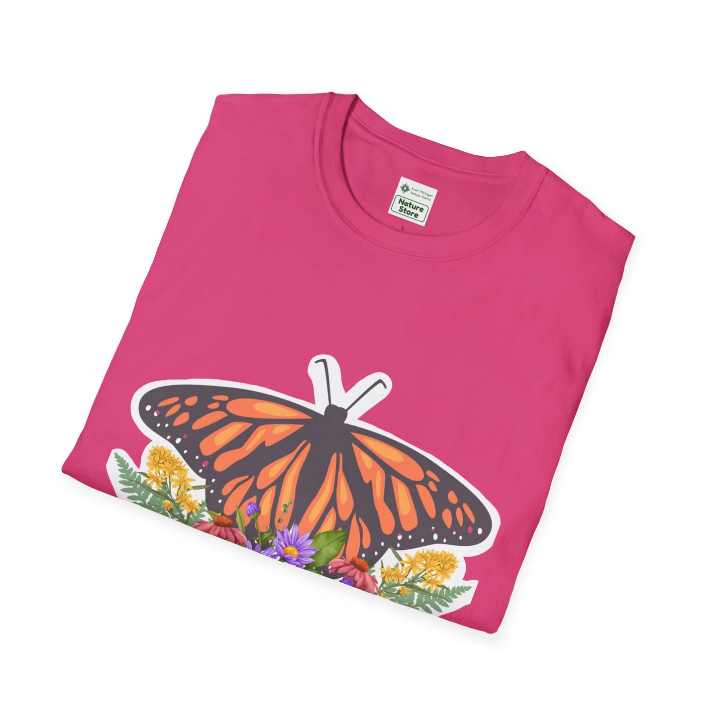 Unisex Softstyle T-Shirt, Monarch Plant Native!