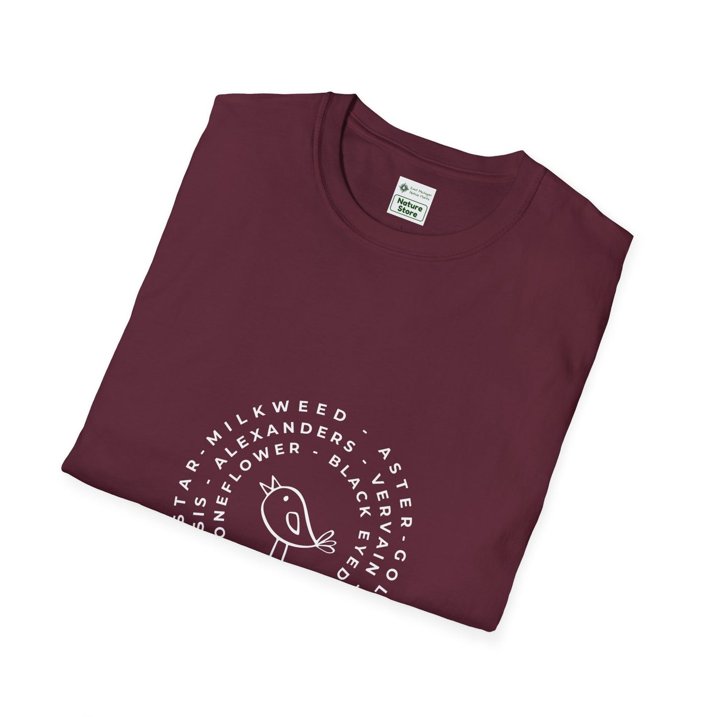 T-Shirt Unisex Softstyle, Native Plants & Birds