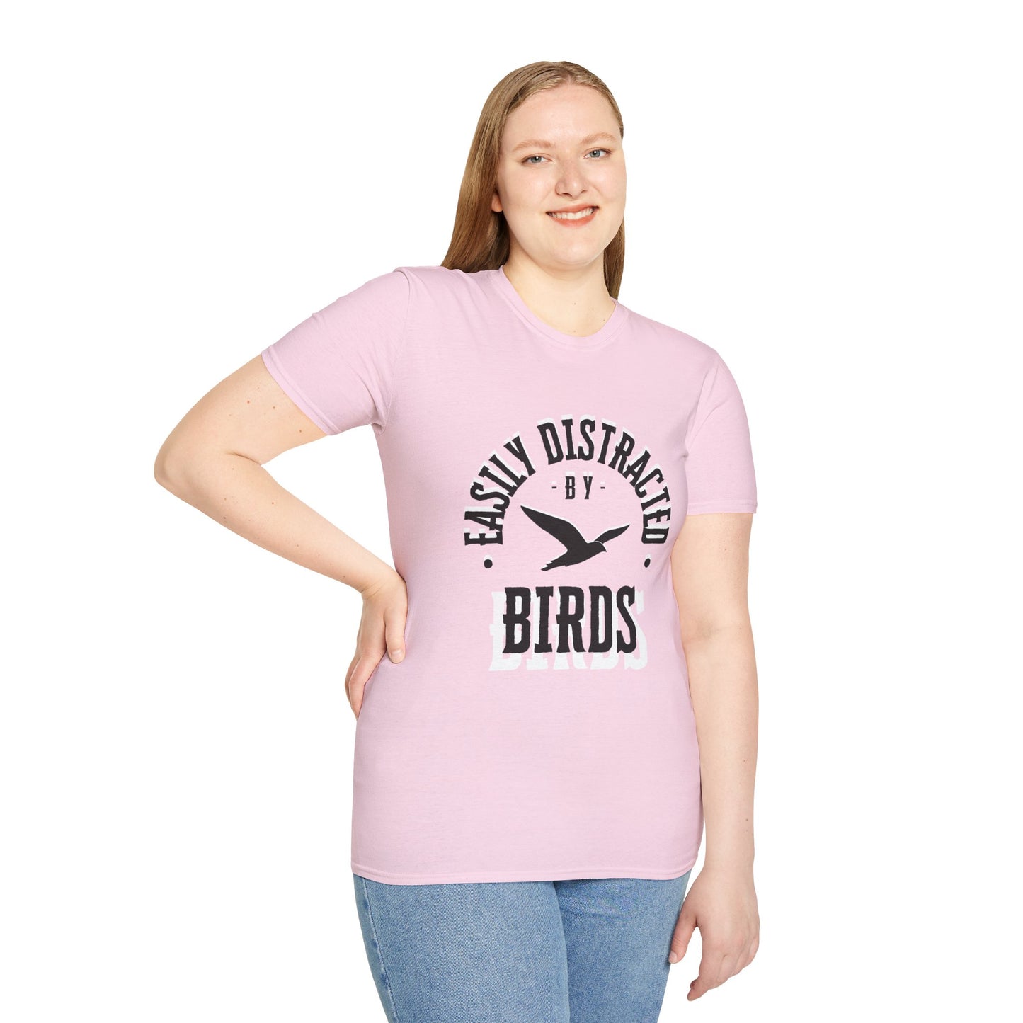 EastMichNatives T-Shirt, Distracted by Birds, Soaring