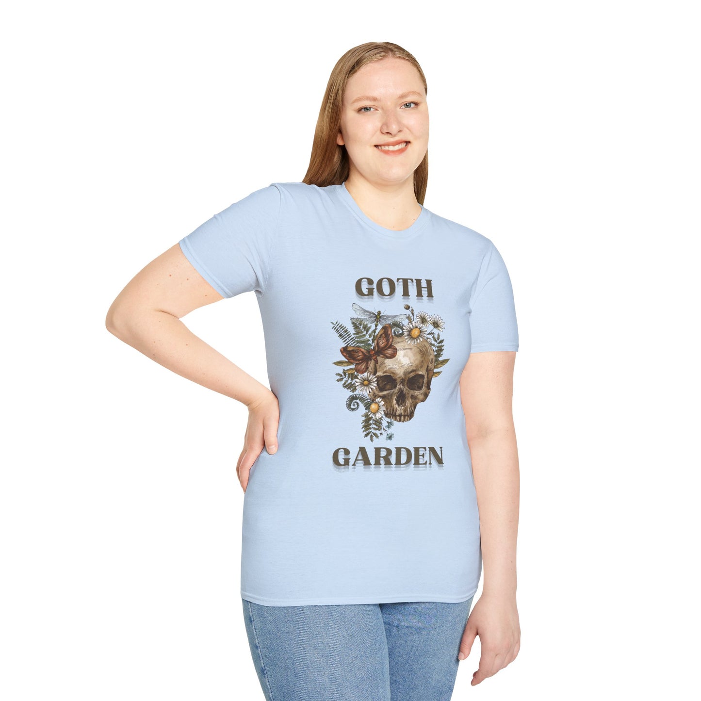 T-Shirt Unisex Softstyle, Goth Garden