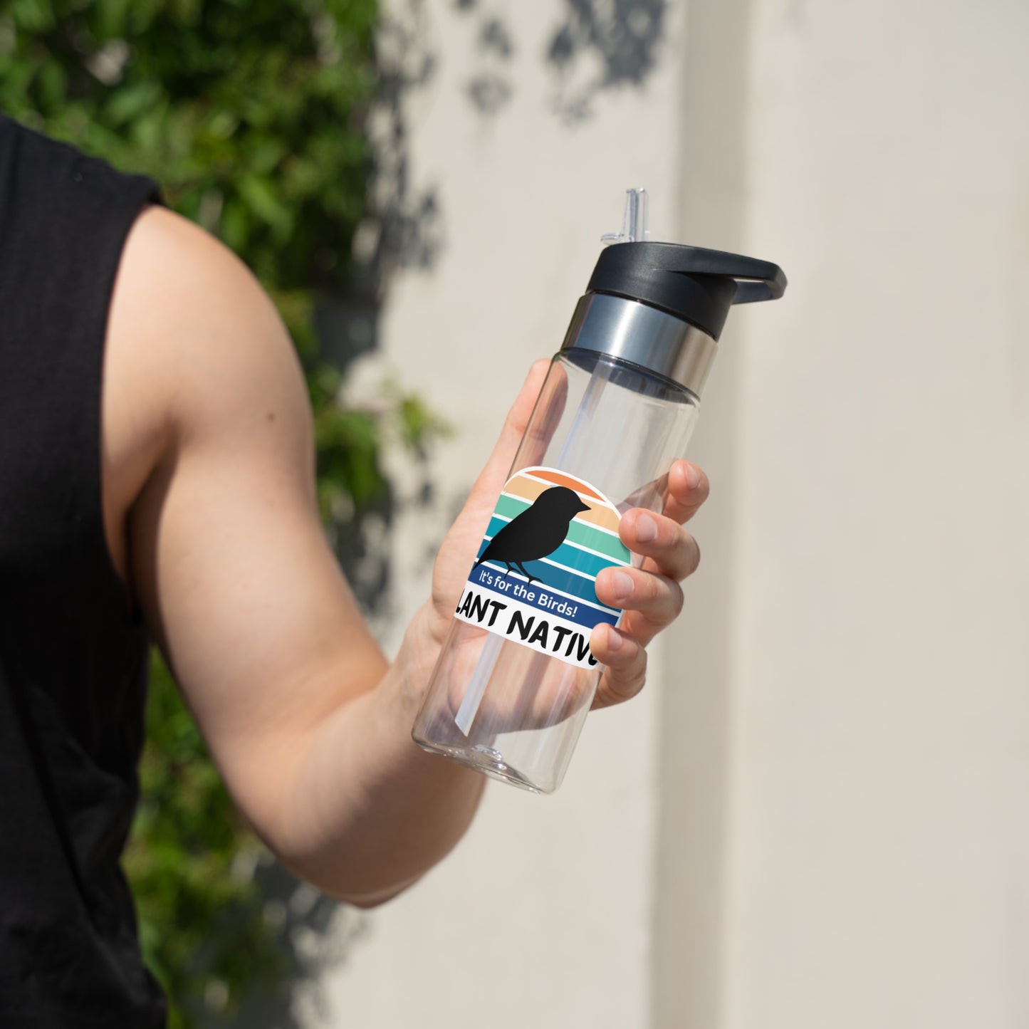 Sport Bottle, 20oz, It's For The Birds