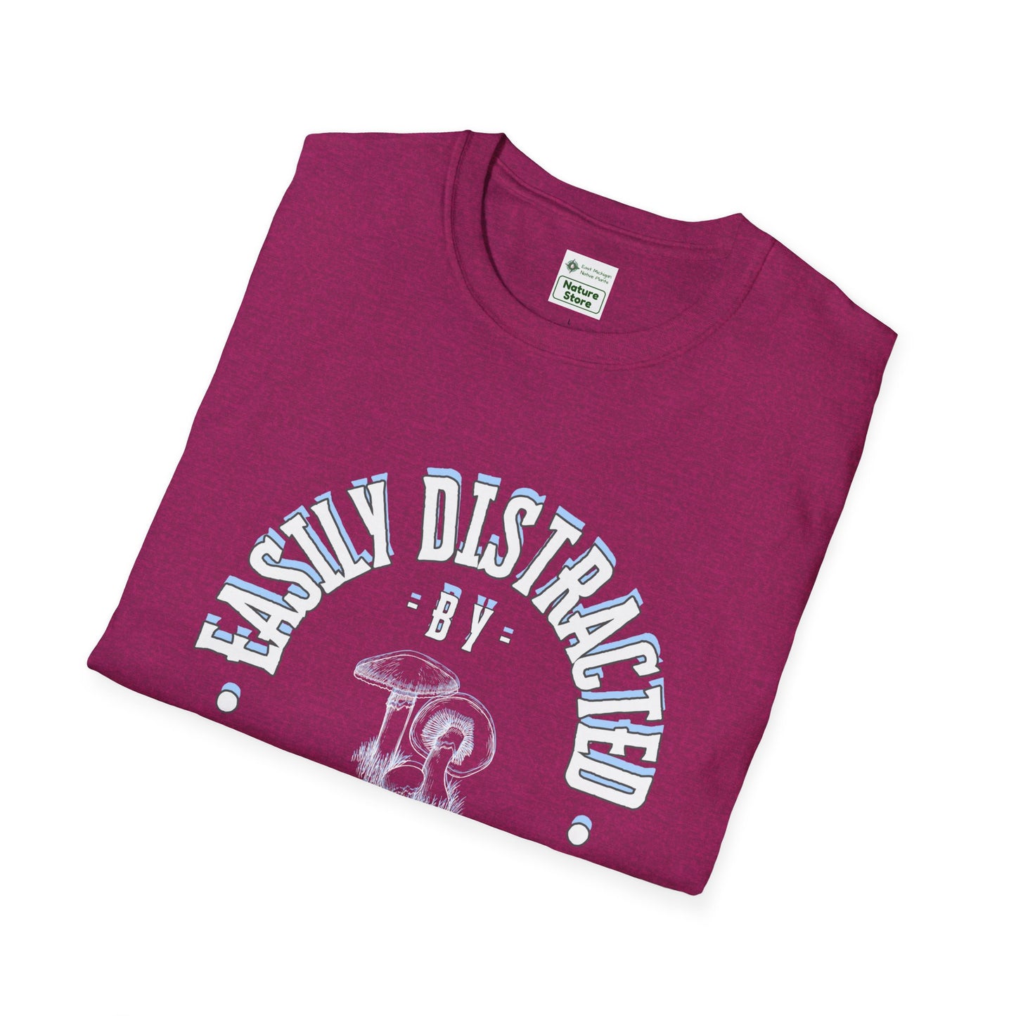 Unisex Softstyle T-Shirt, Distracted by Fungi