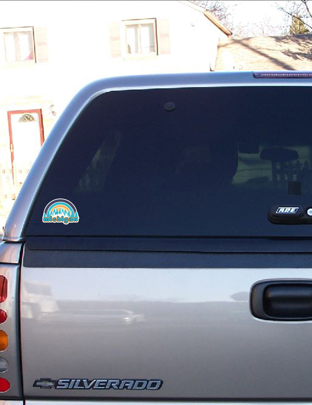 Sun Rings - 4" Michigan Sticker