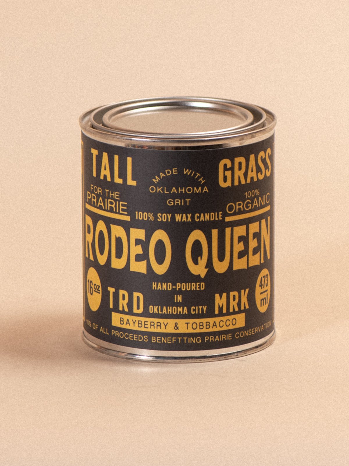 Rodeo Queen: Bayberry + Tobacco Soy Wax Candle