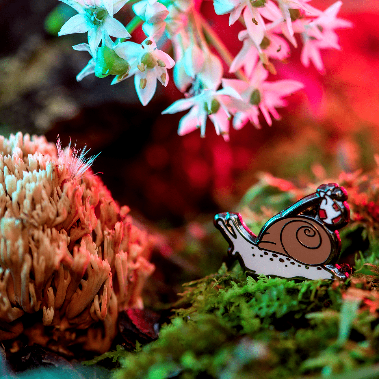 Pin, Enamel, Rover the Snail Mini