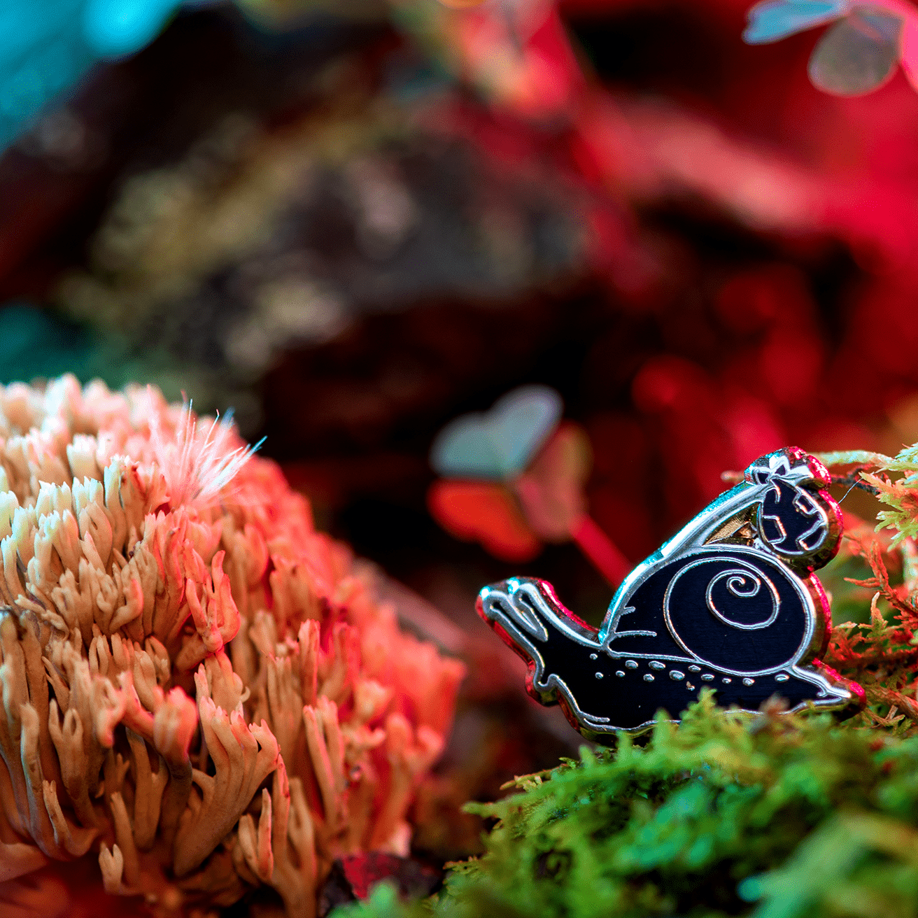 Pin, Enamel, Rover the Snail Mini