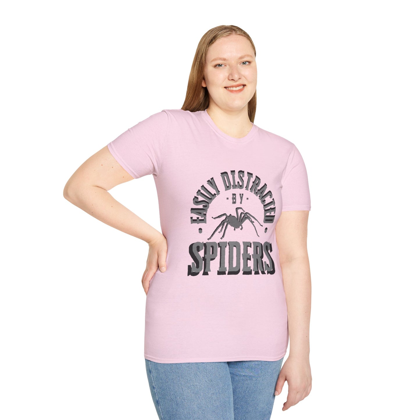 EastMichNatives T-Shirt, Distracted by Spiders