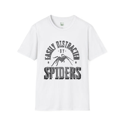 EastMichNatives T-Shirt, Distracted by Spiders