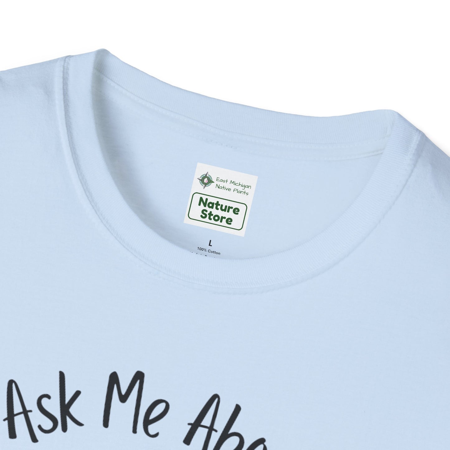 Tshirt Ask Me About My Prairie — Casual Cotton Tee for Prairie Lovers