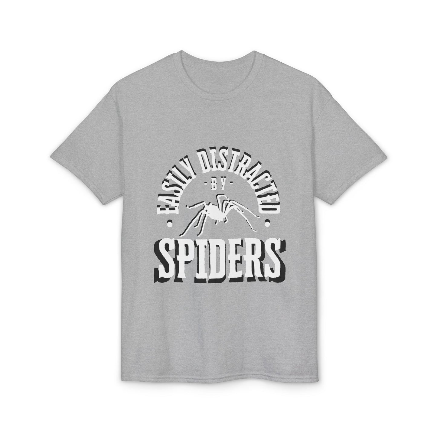 Dry Blend Moisture Wicking Tee "Distracted By Spiders" plus EMNP Logo