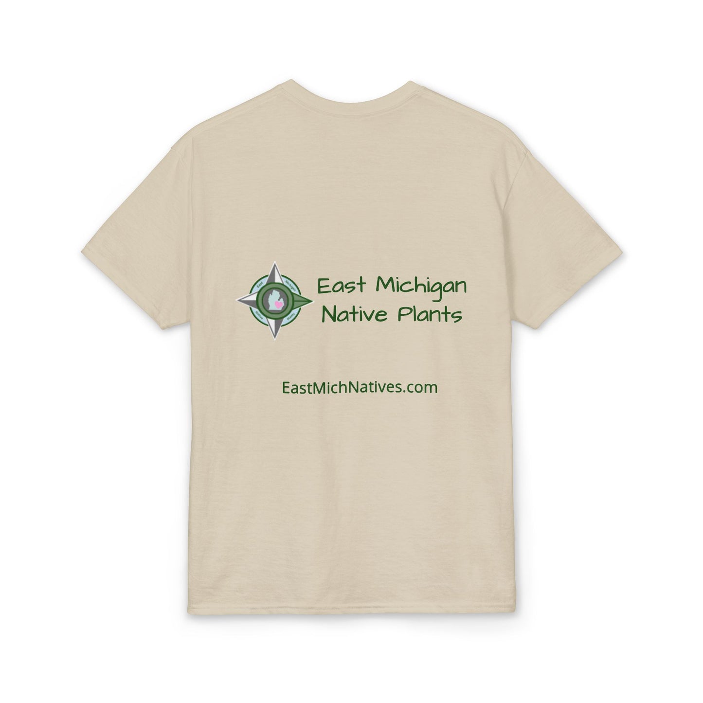 Dry Blend Moisture Wicking Tee Plant Native Plants w/EMNP Logo