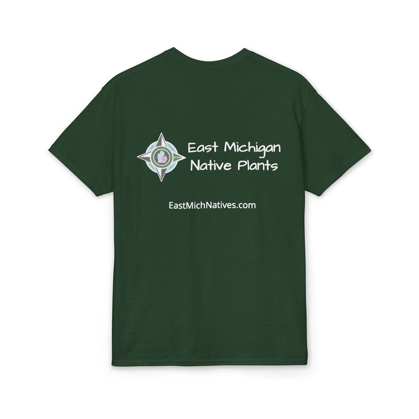 Dry Blend Moisture Wicking Tee Plant Native Plants w/EMNP Logo