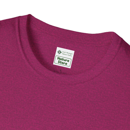 T-Shirt Unisex Softstyle, Native Plants & Butterflies w/EMNP logo