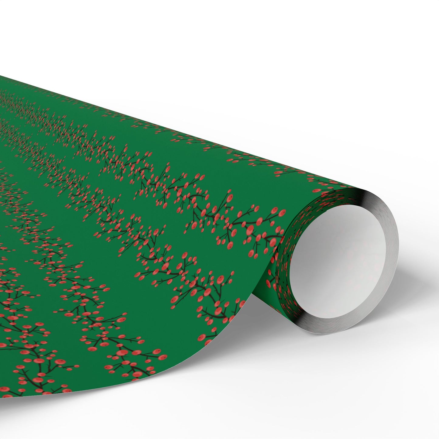 Wrapping Paper, Winterberry - Green