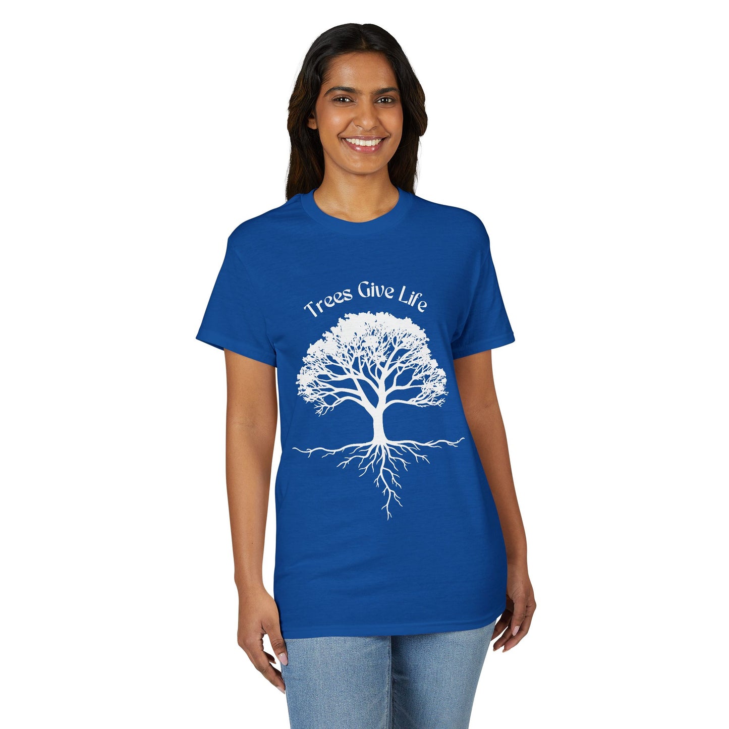 Dry Blend Moisture Wicking Tee Trees Give Life w/EMNP Logo