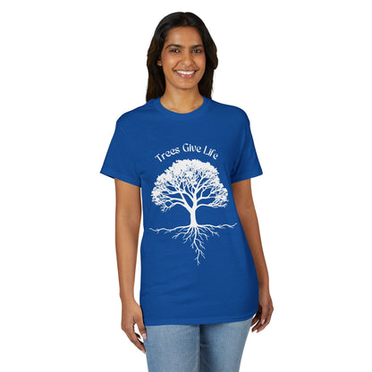 Dry Blend Moisture Wicking Tee Trees Give Life w/EMNP Logo
