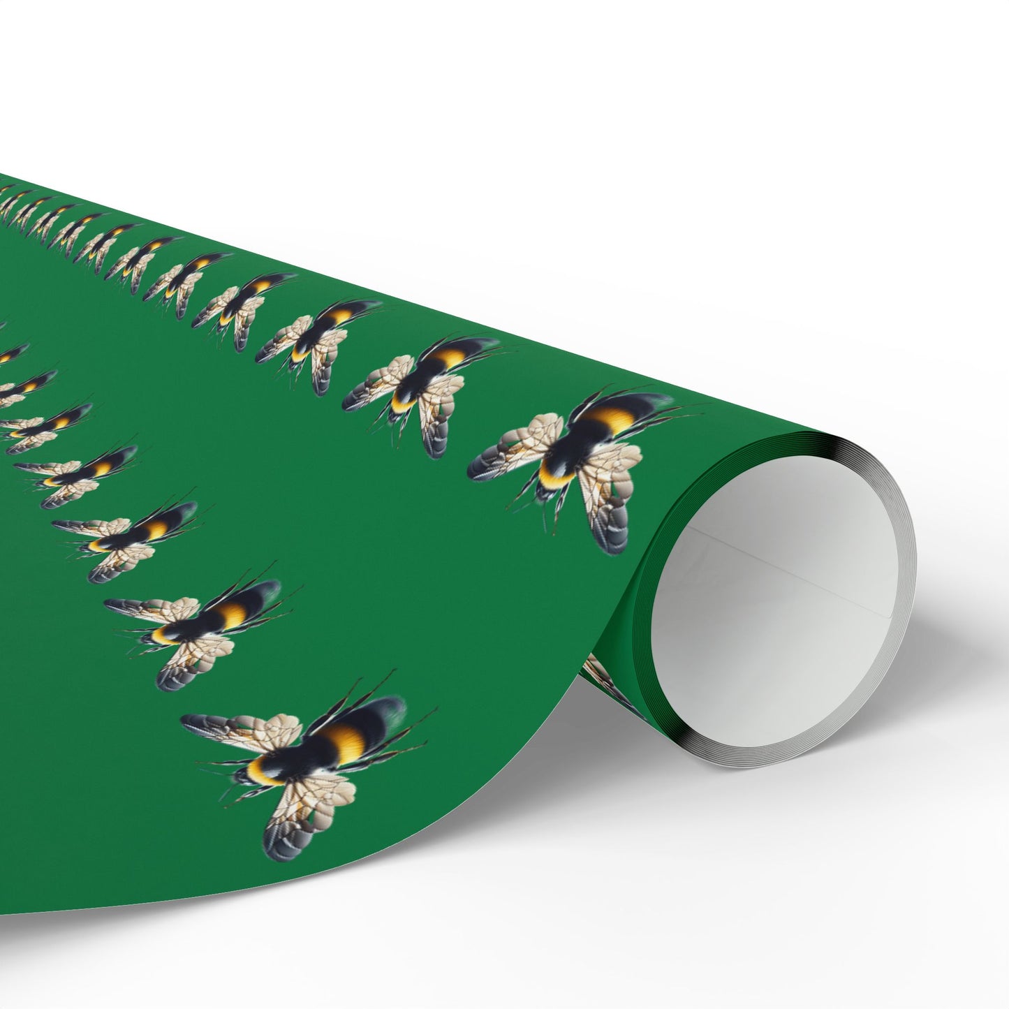 Wrapping Paper, Native Bee - Green