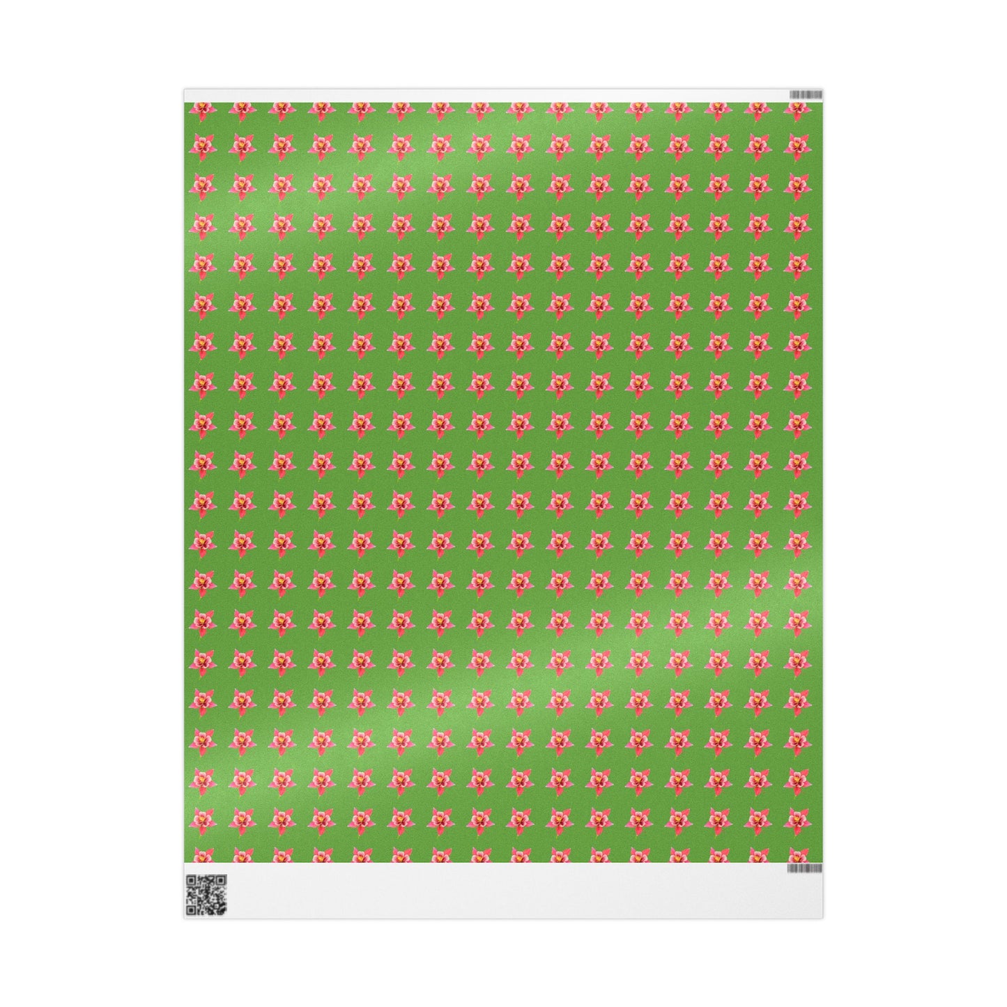 Wrapping Paper, Wild Columbine - Green