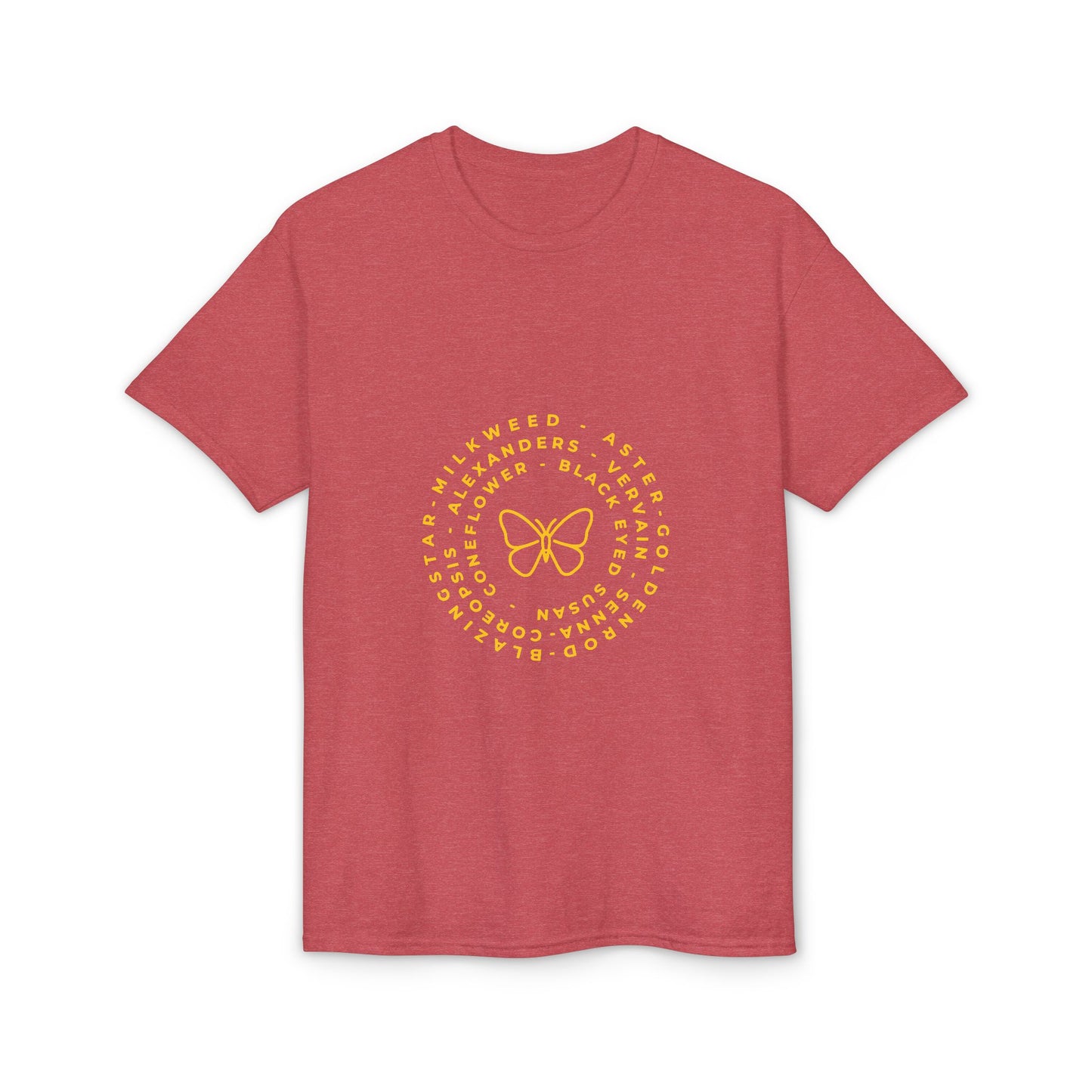 Dry Blend Moisture Wicking Tee Native Plants & Butterfly w/EMNP Logo
