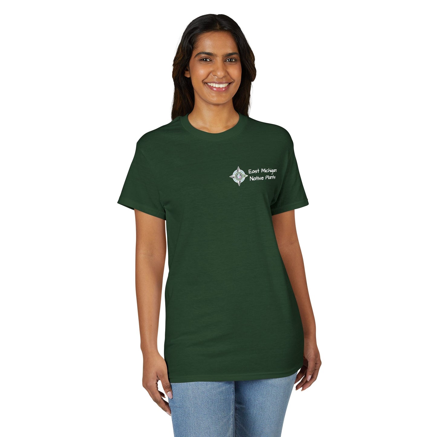 EastMichNatives DryBlend T-Shirt — EMNP Logo Tee for Native Gardeners & Plant Enthusiasts