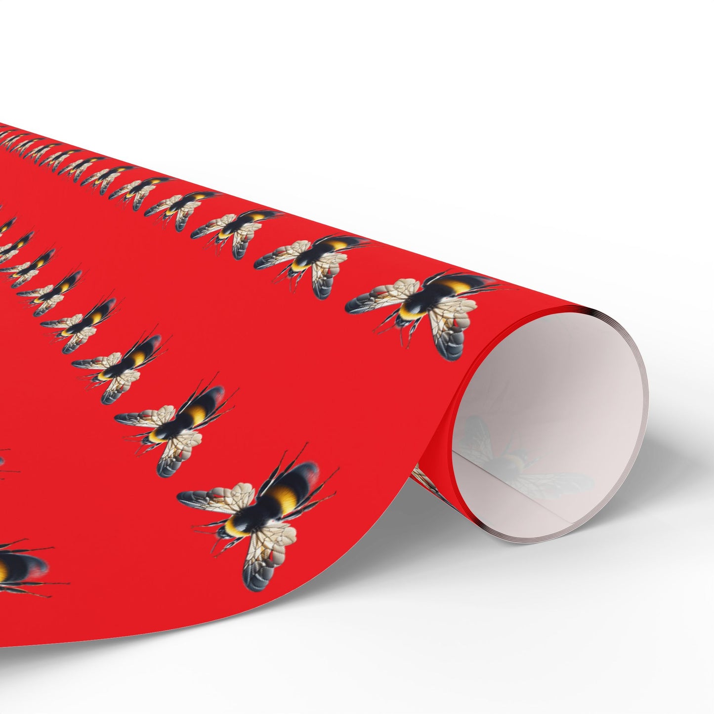 Wrapping Paper, Native Bee - Red