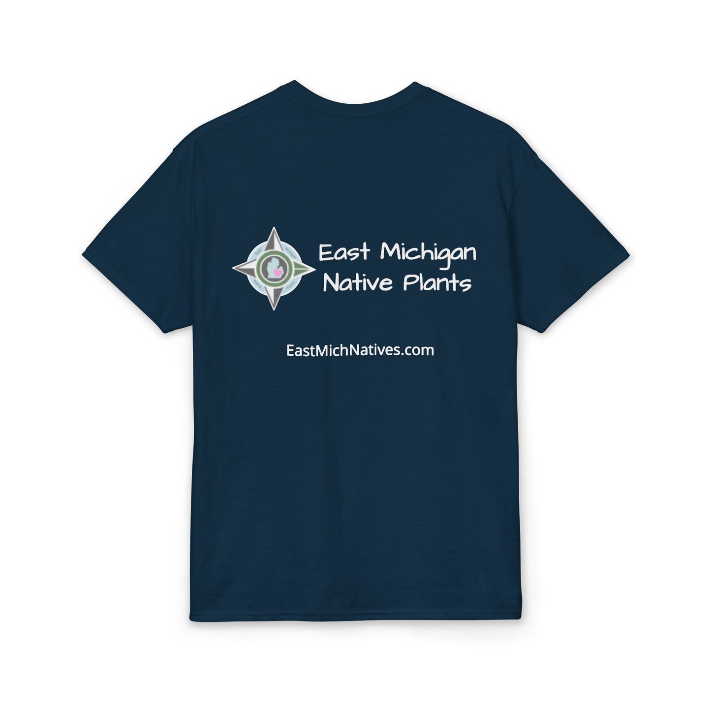 Dry Blend Moisture Wicking Tee Summer Garden w/EMNP Logo on back