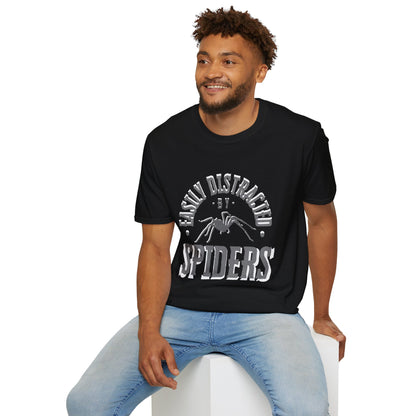 EastMichNatives T-Shirt, Distracted by Spiders