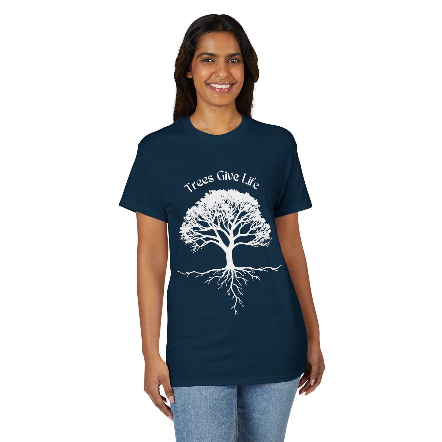 Dry Blend Moisture Wicking Tee Trees Give Life w/EMNP Logo
