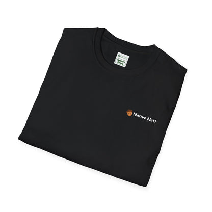 Unisex Softstyle T-Shirt, Native Nut! (Back)