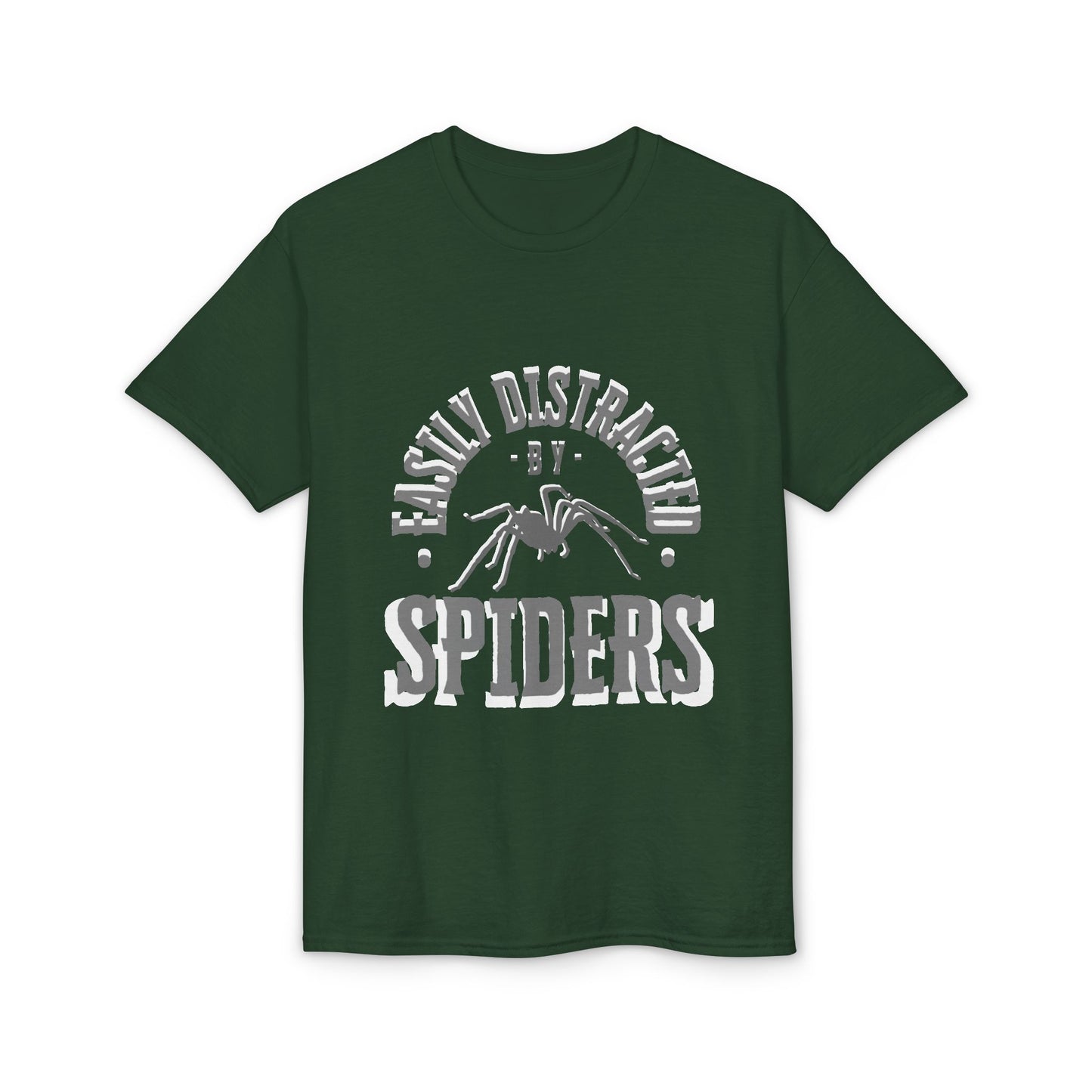 Dry Blend Moisture Wicking Tee "Distracted By Spiders" plus EMNP Logo