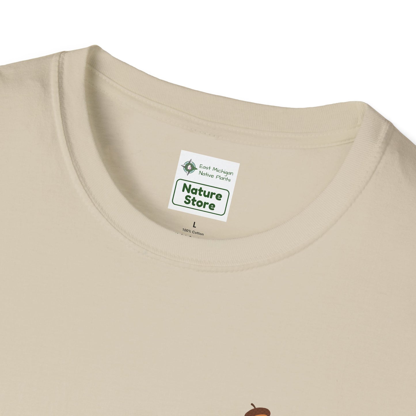 Unisex Softstyle T-Shirt, Native Nut! (Back)