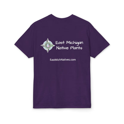 EastMichNatives DryBlend T-Shirt — EMNP Logo Tee for Native Gardeners & Plant Enthusiasts