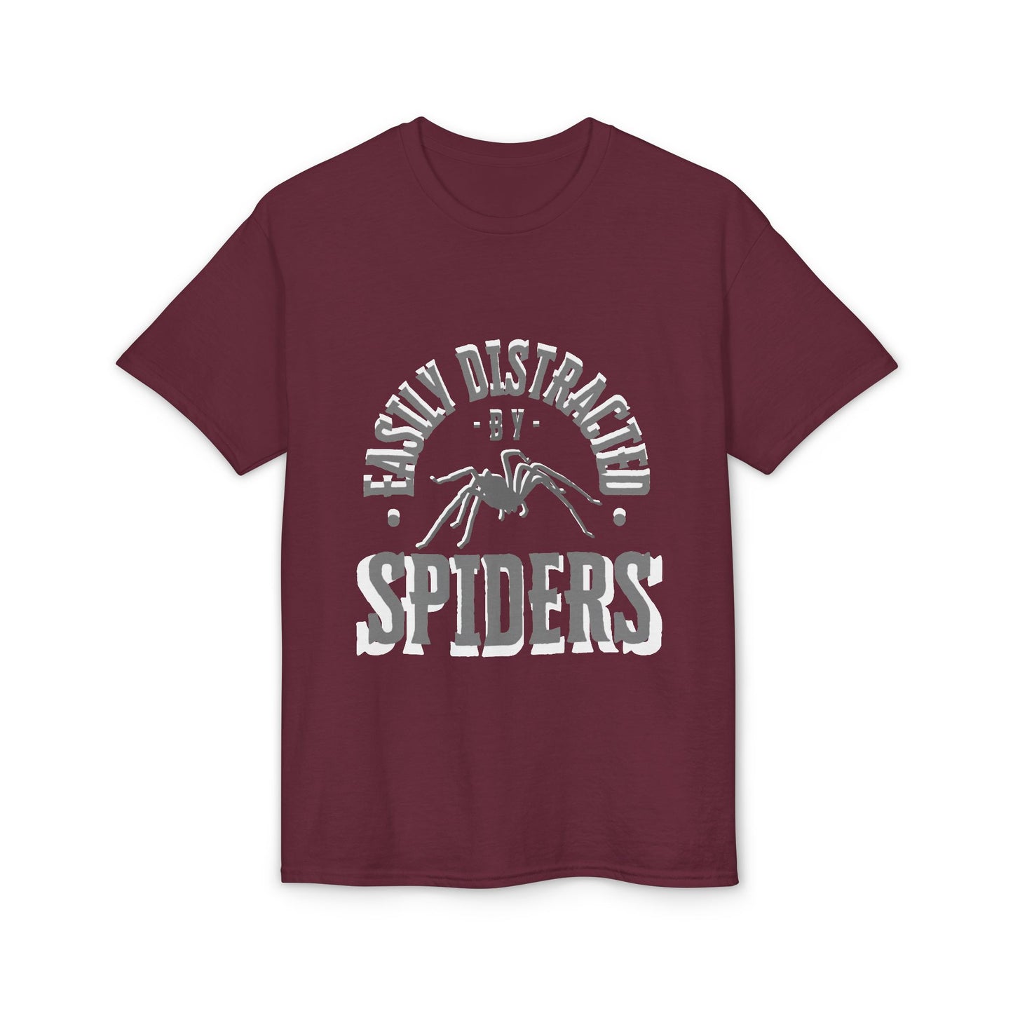 Dry Blend Moisture Wicking Tee "Distracted By Spiders" plus EMNP Logo