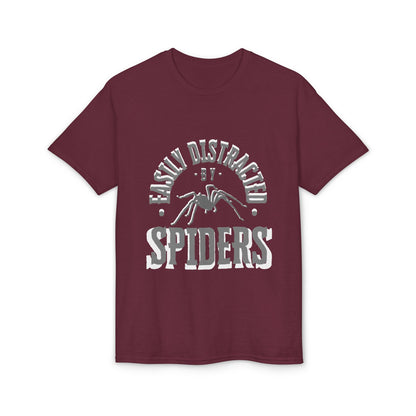 Dry Blend Moisture Wicking Tee "Distracted By Spiders" plus EMNP Logo