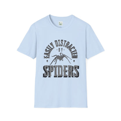 EastMichNatives T-Shirt, Distracted by Spiders