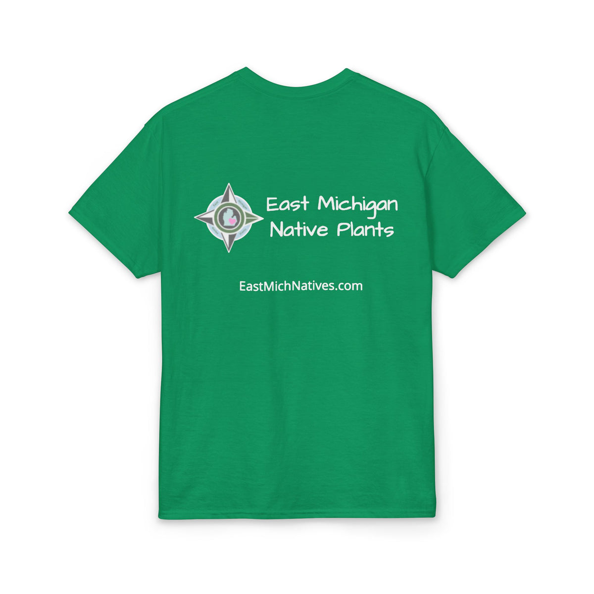 EastMichNatives DryBlend T-Shirt — EMNP Logo Tee for Native Gardeners & Plant Enthusiasts