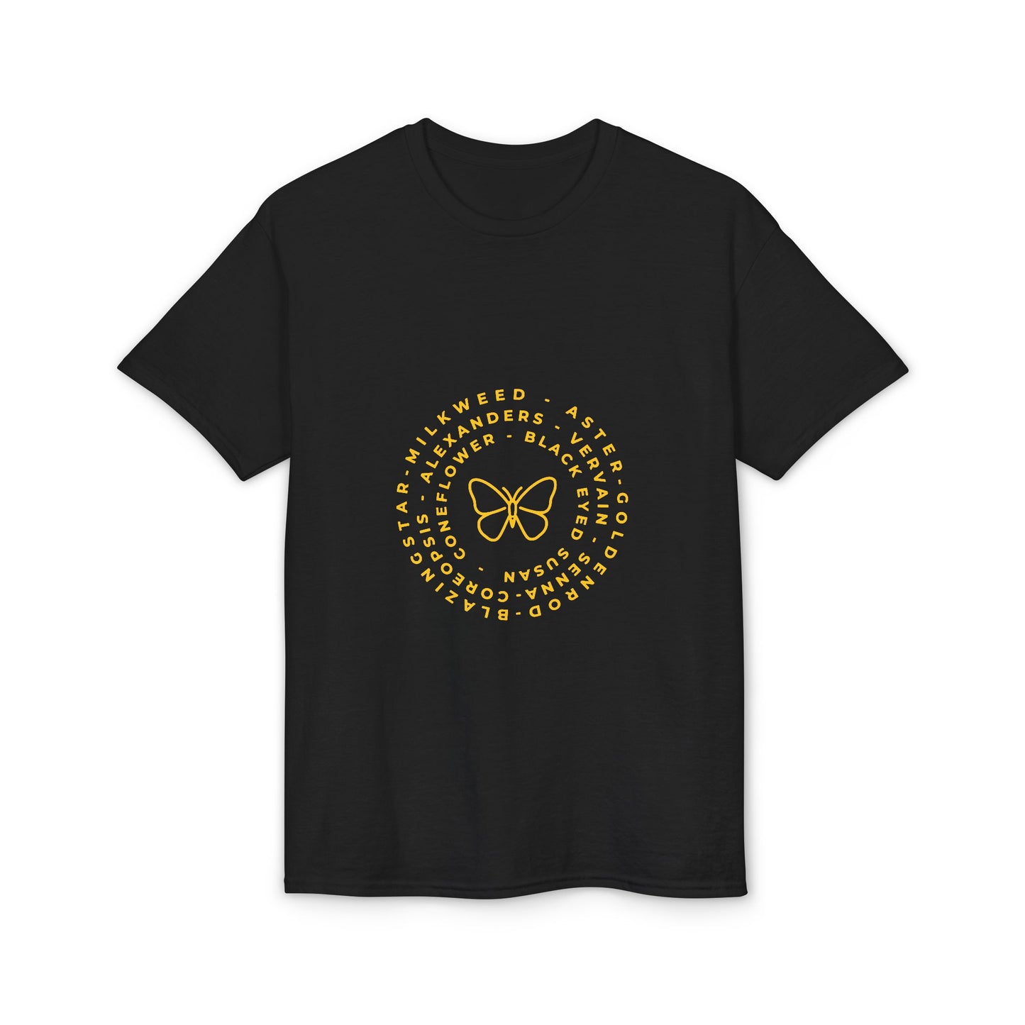 Dry Blend Moisture Wicking Tee Native Plants & Butterfly w/EMNP Logo