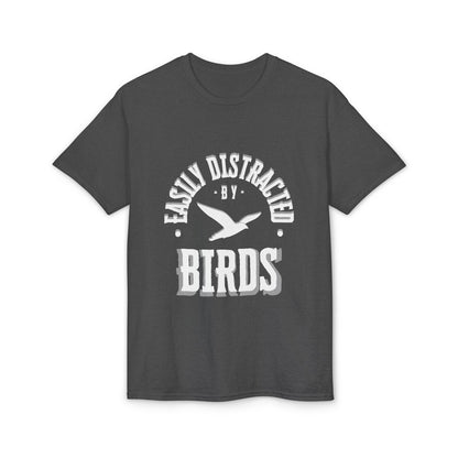 Dry Blend Moisture Wicking Tee "Distracted By Birds" plus EMNP Logo