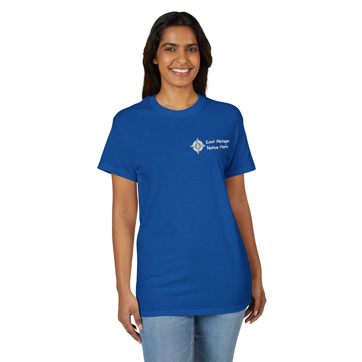 EastMichNatives DryBlend T-Shirt — EMNP Logo Tee for Native Gardeners & Plant Enthusiasts