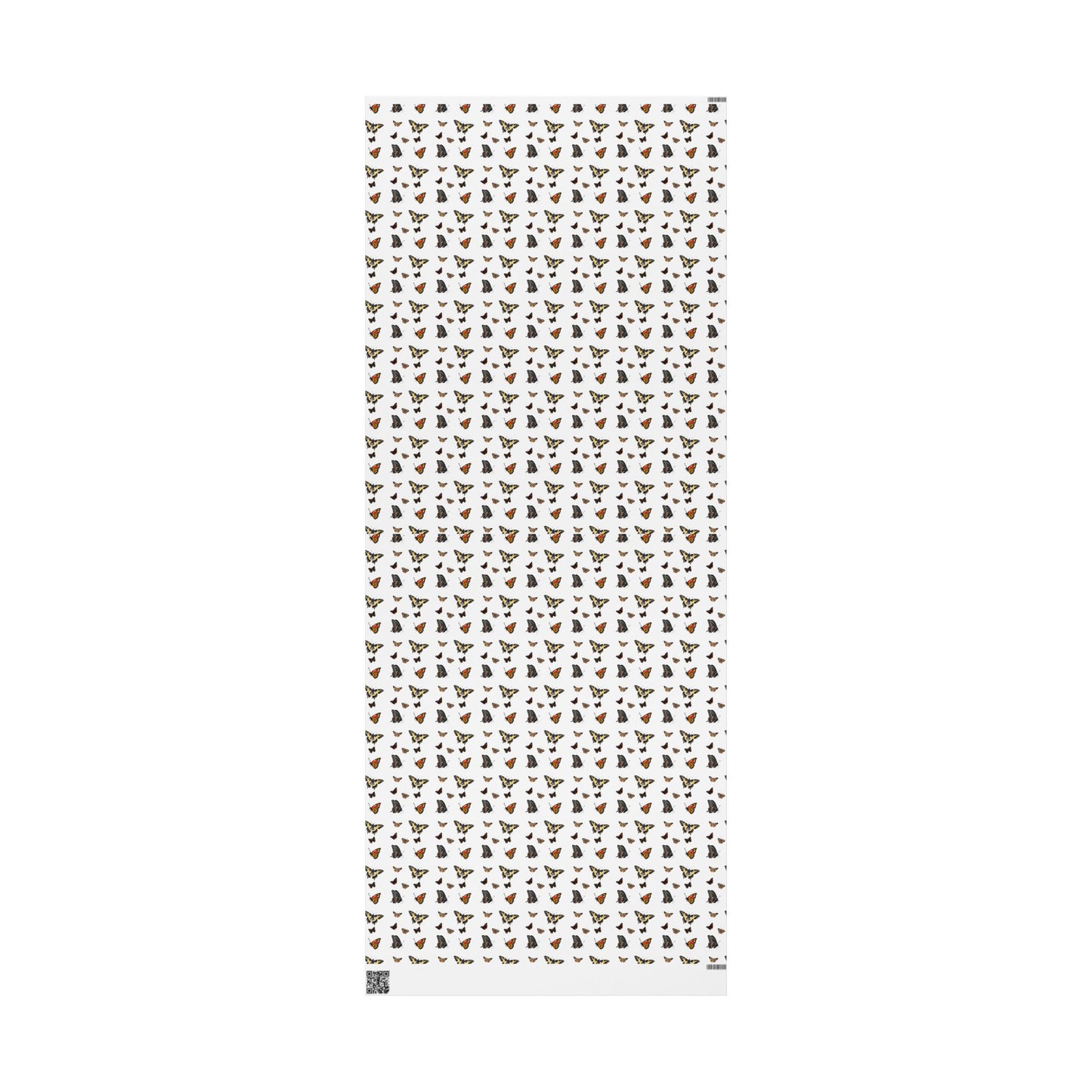 Wrapping Paper, Native Butterflies - White