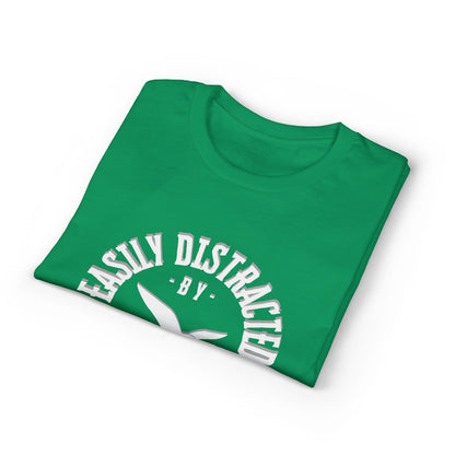 Dry Blend Moisture Wicking Tee "Distracted By Birds" plus EMNP Logo
