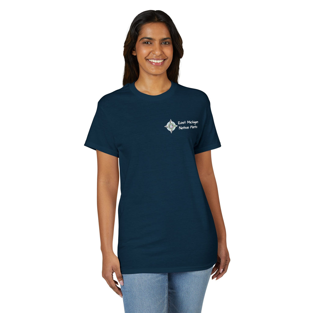 EastMichNatives DryBlend T-Shirt — EMNP Logo Tee for Native Gardeners & Plant Enthusiasts